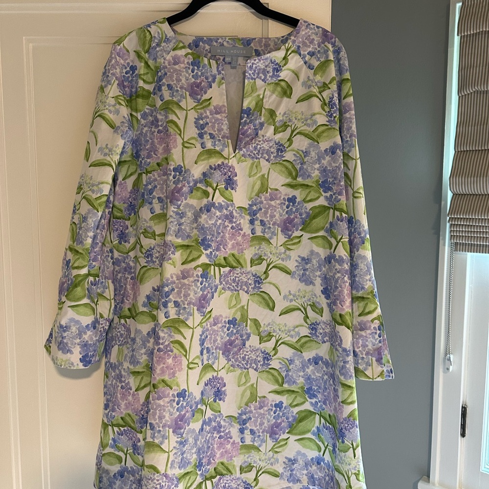 Hill House Home - Purple and Green Floral Dress